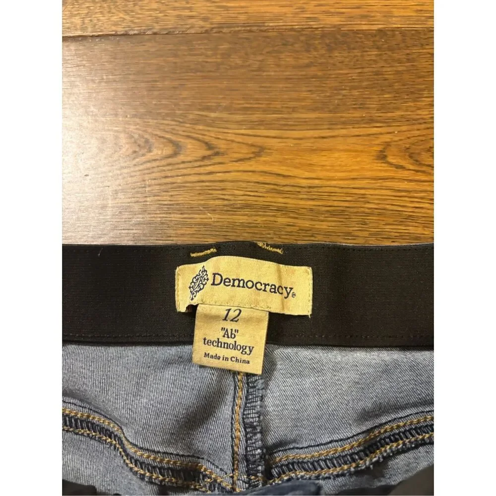 Democracy denim jeans straight leg 12 absolution - Picture 3 of 6